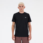 New Balance Black Man's Tshirt-MT41222