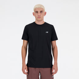New Balance Black Man's Tshirt-MT41222