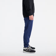 New Balance Navy Blue Man's Trackpant-MP33581