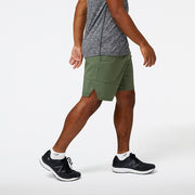 New Balance Olive Man's Shorts-MS31014