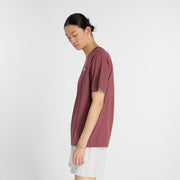 New Balance Burgundy Man's Tshirt-MT41509