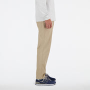 New Balance Beige Man's Trackpant-MP41575