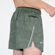 New Balance Olive Man's Shorts-MS21269