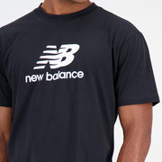 New Balance Black Man's Tshirt-MT31541