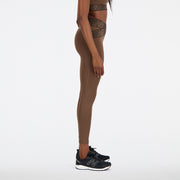 New Balance Brown Woman's Tights-WP21177