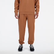 New Balance Brown Man's Trackpant-MP41519