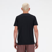 New Balance Black Man's Tshirt-MT41222