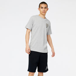 New Balance White Man's Tshirt-MT23908