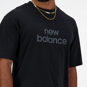 New Balance Black Man's Tshirt-MT41582