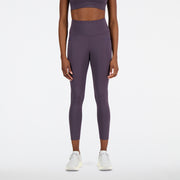 New Balance Purple Woman's Tights-WP21112