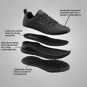 Skechers Uno Lite Lighter One Men Textured Lace-Up Sneakers