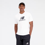 New Balance White Man's Tshirt-MT31541