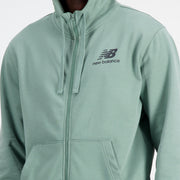 New Balance Green Man's Hoodie-MJ31536
