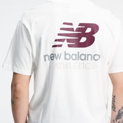 New Balance White Man's Tshirt-MT31504