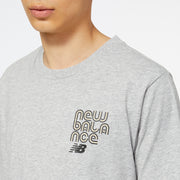 New Balance White Man's Tshirt-MT23908