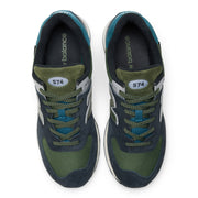 New Balance Men's U574KBG Black Sneakers