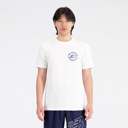 New Balance White Man's Tshirt-MT33538