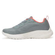 Skechers Bobs Squad Chaos Women Textile Lace-Ups Round Toe Sneakers
