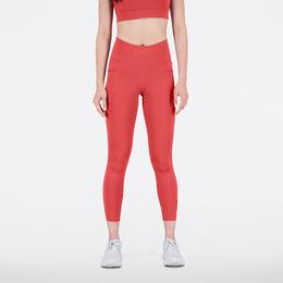 New Balance Orange Woman's Tights-WP21112