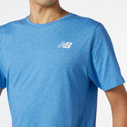 New Balance Blue Man's Tshirt-MT11070