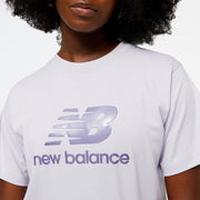New Balance White Woman's Tshirt-WT31553