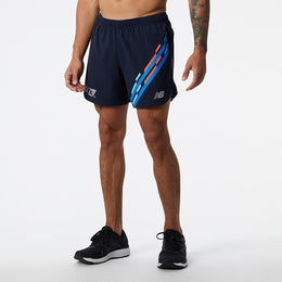 New Balance Navy Man's Shorts-MS21278