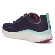 Skechers Women Navy Blue Woven Design Sneakers