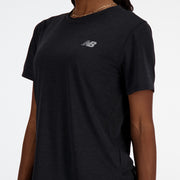 New Balance Black Woman's Tshirt-WT41253
