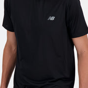 New Balance Black Man's Tshirt-MT41222