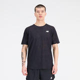 New Balance Black Man's Tshirt-MT33281
