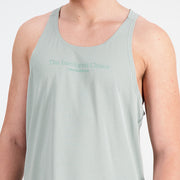 New Balance Grey Man's Vest-MT21276
