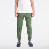 New Balance Olive Man's Trackpant-MP23022