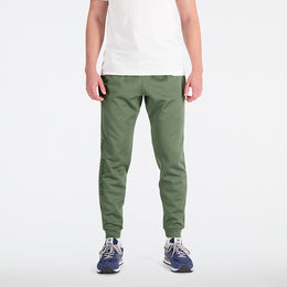 New Balance Olive Man's Trackpant-MP23022