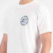 New Balance White Man's Tshirt-MT33538