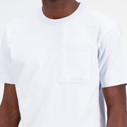 New Balance White Man's Tshirt-MT23567