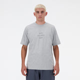 New Balance Grey Man's Tshirt-MT41519