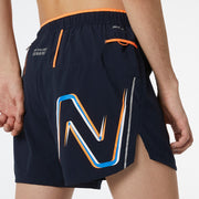 New Balance Navy Man's Shorts-MS21278