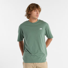 New Balance Olive Man's Tshirt-MT41509