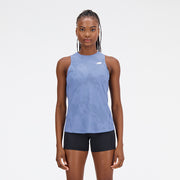 New Balance Blue Woman's Top-WT33280