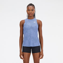 New Balance Blue Woman's Top-WT33280