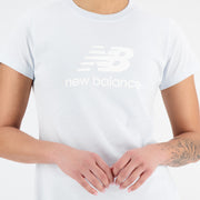 New Balance White Woman's Tshirt-WT31546