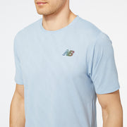 New Balance Blue Man's Tshirt-MT23281