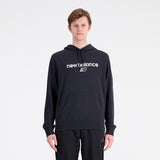 New Balance Black Man's Hoodie-MT33526