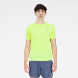 New Balance Yellow Man's Tshirt-MT21262