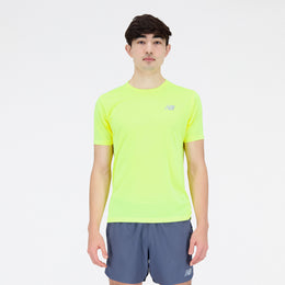 New Balance Yellow Man's Tshirt-MT21262
