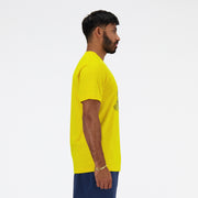 New Balance Yellow Man's Tshirt-MT41592