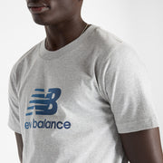 New Balance Grey Man's Tshirt-MT51503