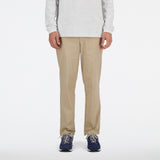 New Balance Beige Man's Trackpant-MP41575