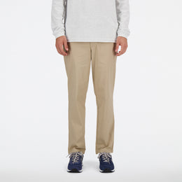 New Balance Beige Man's Trackpant-MP41575
