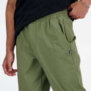 New Balance Olive Man's Trackpant-MP41575